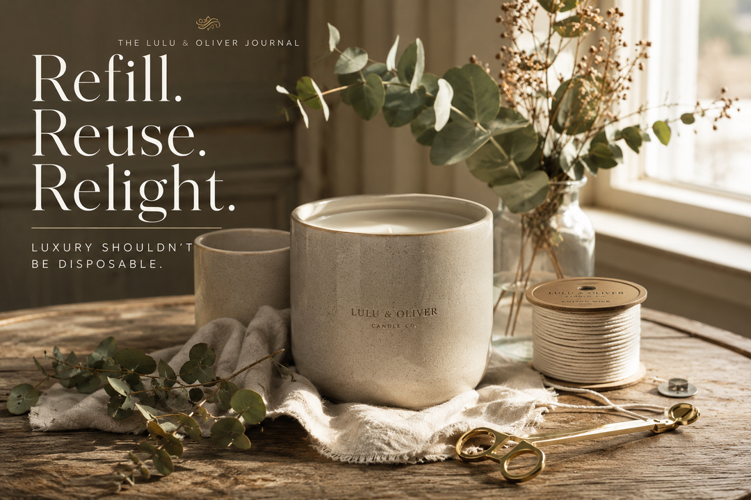 Why Luxury Candles Shouldn't Be Disposable | Candle Recycling & Refillable Candle Guide