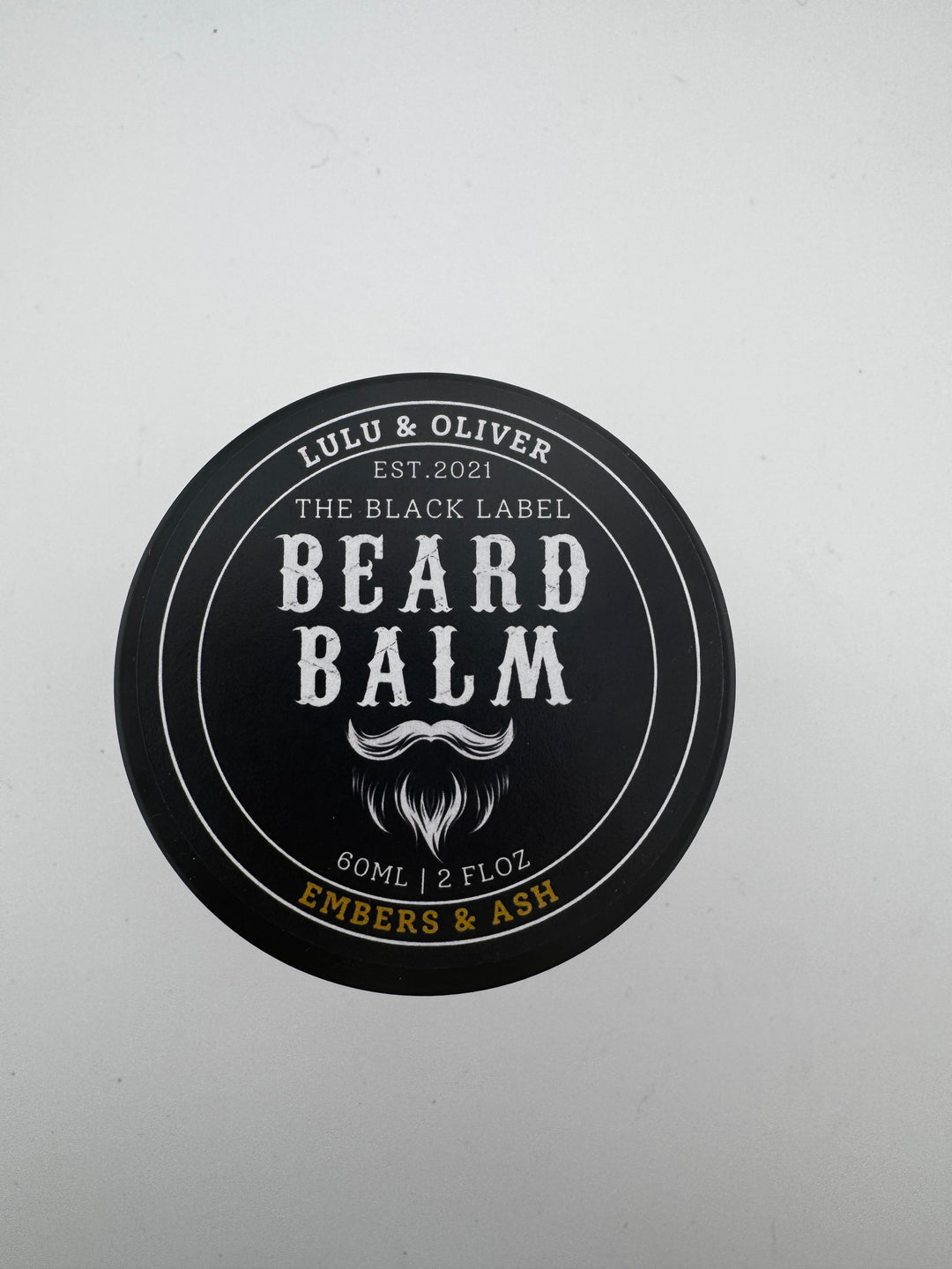 The Black Label - Embers &amp; Ash Beard Balm