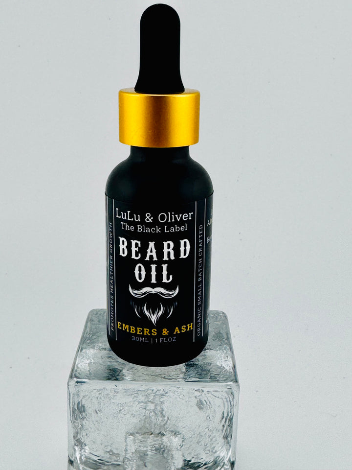 The Black Label - Embers &amp; Ash Beard Oil