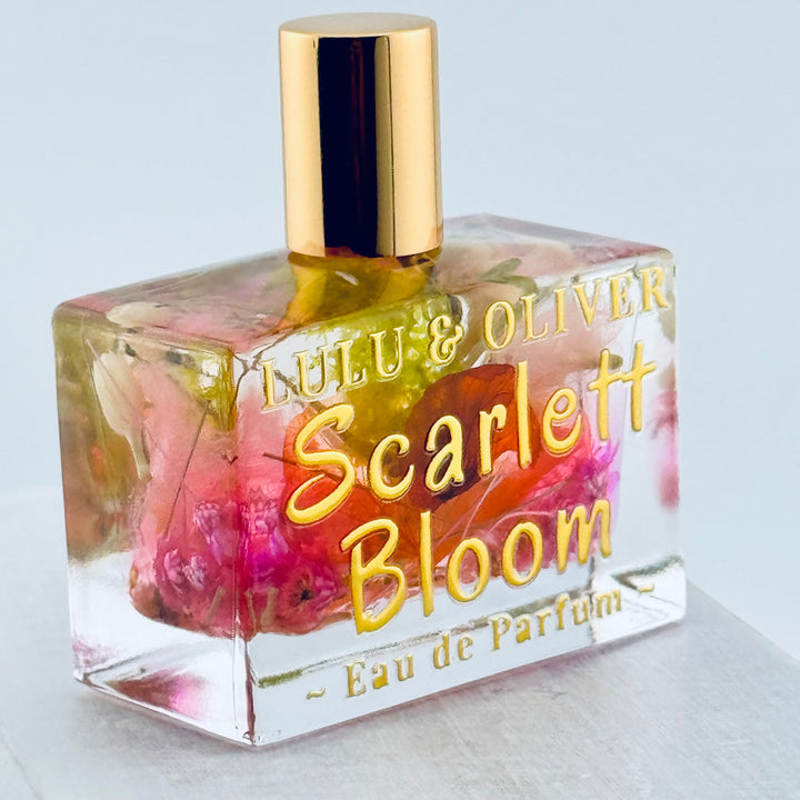 Scarlet Bloom luxury perfume oil roll-on by LuLu &amp; Oliver